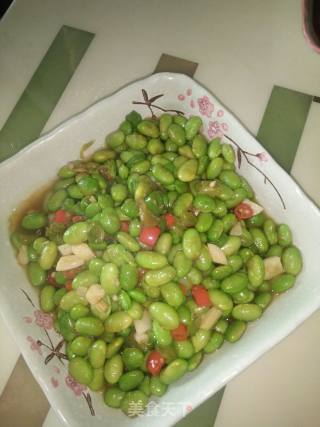 素炒毛豆的做法步骤：6