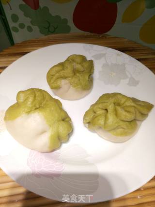 翡翠豆沙包的做法步骤：14
