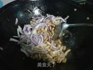 辣炒鱿鱼的做法步骤：8