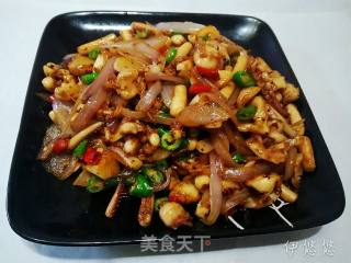 辣炒鱿鱼的做法步骤：10