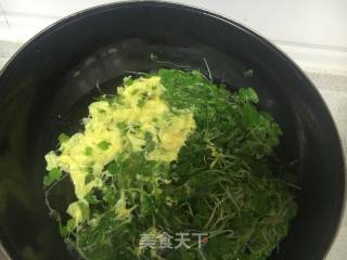 鸡毛菜鸡蛋汤的做法步骤：5