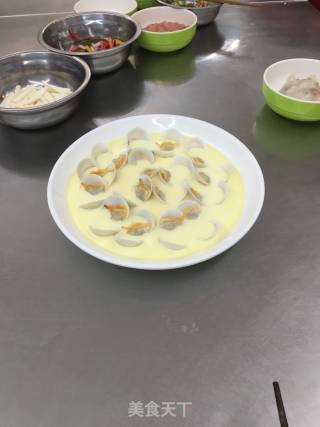 蛤蜊蒸水蛋的做法步骤：4