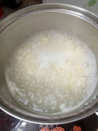油麦菜鸡肉粥的做法步骤：6