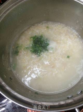 油麦菜鸡肉粥的做法步骤：8