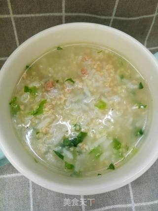 油麦菜鸡肉粥的做法步骤：9