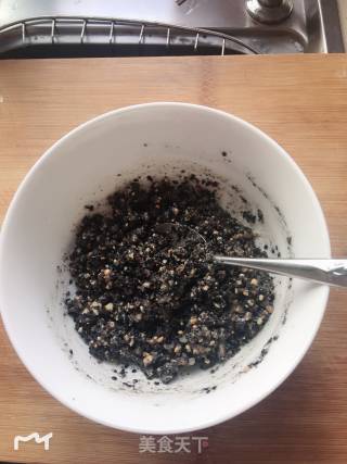 酒酿花生芝麻饼的做法步骤：10