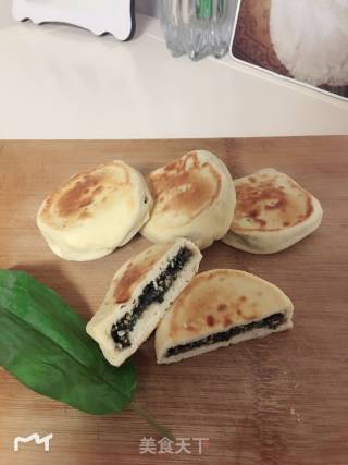 酒酿花生芝麻饼的做法步骤：15