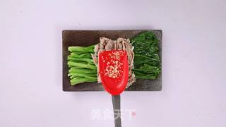 芥蓝蒸肥牛的做法步骤：6