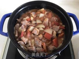 番茄牛肉盖浇饭的做法步骤：8