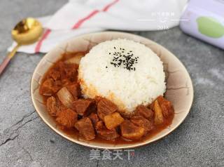 番茄牛肉盖浇饭的做法步骤：16