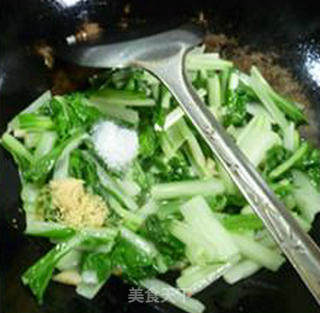 蒜香小白菜的做法步骤：8