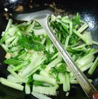 蒜香小白菜的做法步骤：9