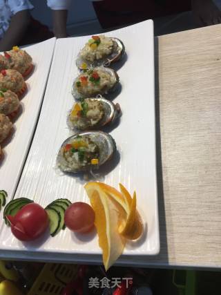 蒜蓉粉丝蒸鲍鱼的做法步骤：4