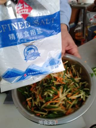 土豆葱香饼的做法步骤：7