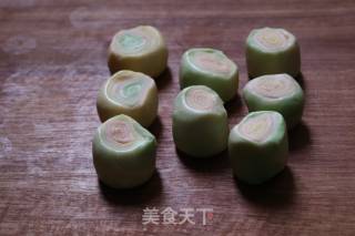 彩虹蛋黄酥的做法步骤：25
