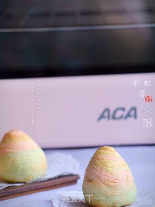 彩虹蛋黄酥的做法步骤：34