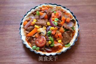 牛肉披萨的做法步骤：18