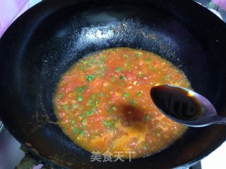 蟹黄味番茄炒蛋盖浇饭的做法步骤：12