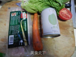 米饭培根汉堡的做法步骤：1