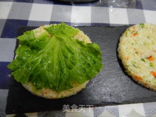 米饭培根汉堡的做法步骤：16