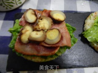 米饭培根汉堡的做法步骤：18