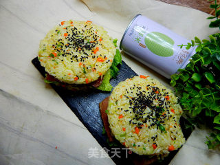米饭培根汉堡的做法步骤：20