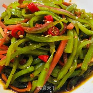 凉拌双丝的做法步骤：9