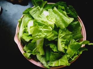 小白菜炒豆腐的做法步骤：2