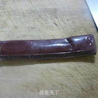 鸡蛋炒黑米年糕的做法步骤：5