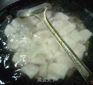 蒜香豆苗炒年糕的做法步骤：6