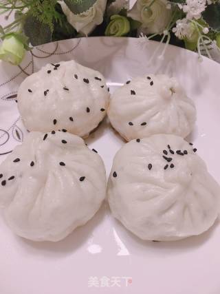 茴香鸡蛋生煎包的做法步骤：15