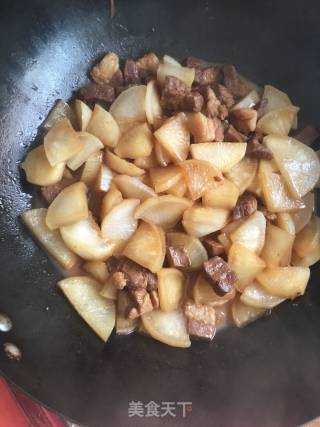 白萝卜炖羊肉的做法步骤：13