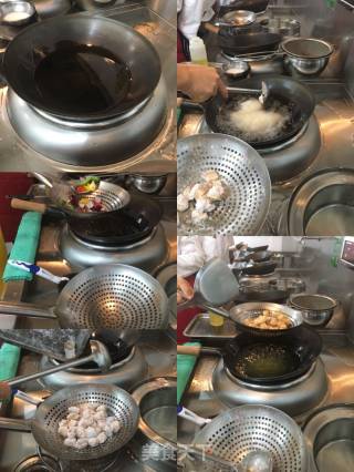 菠萝咕噜肉（奥菜）的做法步骤：4
