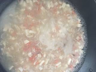 鸡汁豆腐羹的做法步骤：5