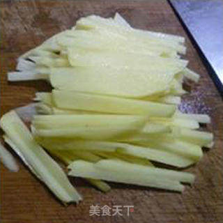 菜菜炒土豆的做法步骤：7