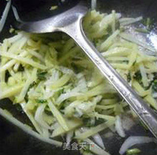 菜菜炒土豆的做法步骤：14