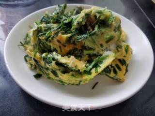 韭菜蛋饼的做法步骤：7