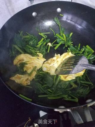 空心菜炒鸡蛋的做法步骤：5