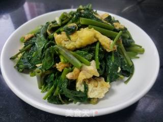空心菜炒鸡蛋的做法步骤：6