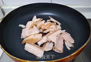 泡椒笋子炒肉片的做法步骤：5