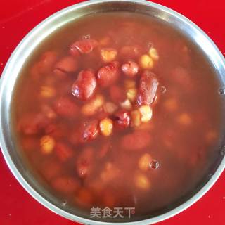 红云豆大碴粥的做法步骤：6