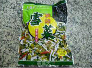 笋丝雪菜炒年糕的做法步骤：2