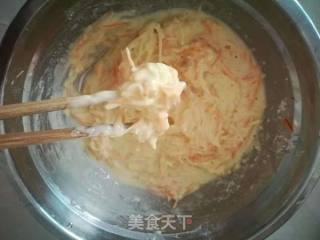 胡萝卜土豆丝饼的做法步骤：4