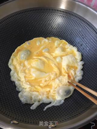野葱炒蛋的做法步骤：7