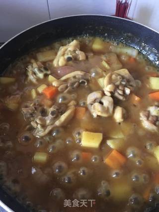 咖喱鸡拌饭的做法步骤：7