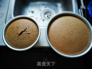 咖啡戚风蛋糕的做法步骤：12