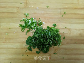 胡萝卜香菜丸子的做法步骤：3