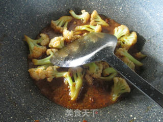 炒花菜的做法步骤：8