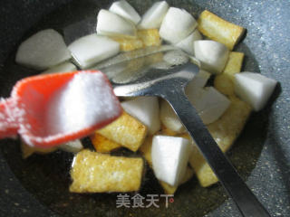 老豆腐烧萝卜的做法步骤：7