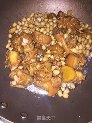 花生焖猪脚的做法步骤：10